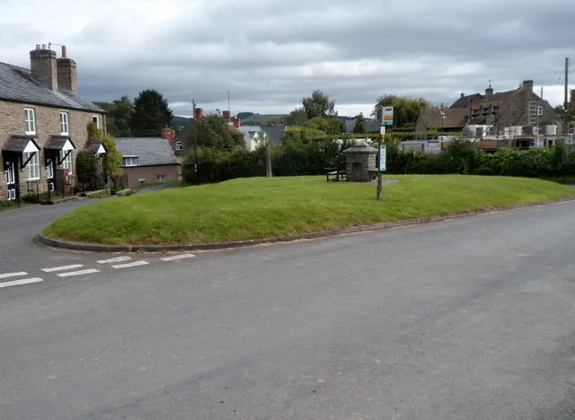 Triangular village green, Dorstone