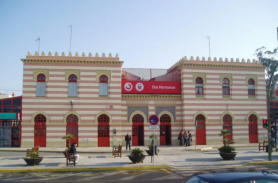 Estación de ferrocarril de Dos Hermanas (Sevilla) España