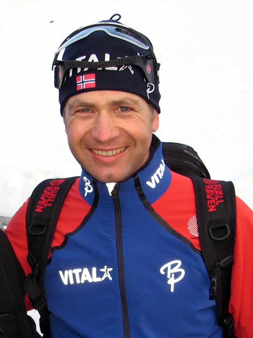 Ole ЮлтяBjoerndalen, Norwegian biathlete, Olympic champion