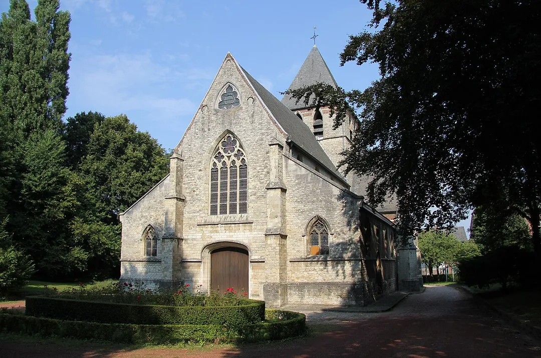 Drogenbos Parochiekerk St.-Niklaas vóór restauratie