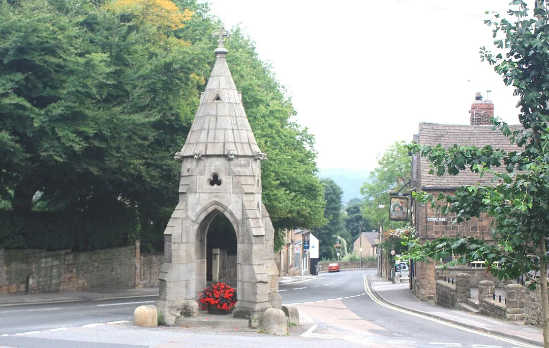 The Peel Monument in Dronfield, Derbyshire, England