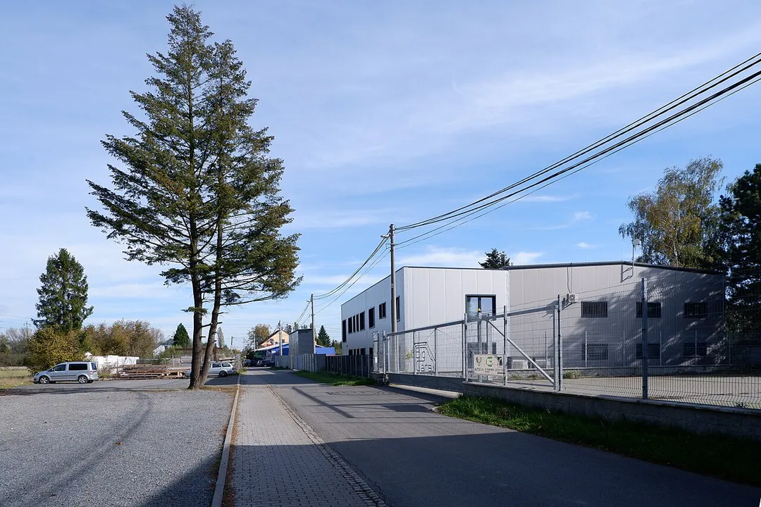 Františka a Anny Ryšových Street in Dubí, a part of Svinov district in Ostrava, Czechia