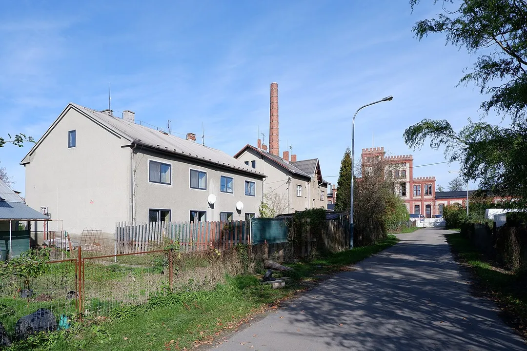 Workers' housing estate at the former distillery in Dubí, a part of Svinov district, Ostrava, Czechia