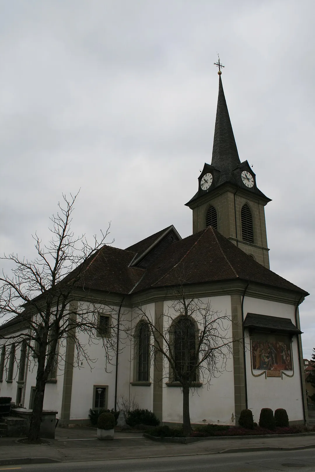 Rom.-cath. Church of Düdingen FR, Switzerland