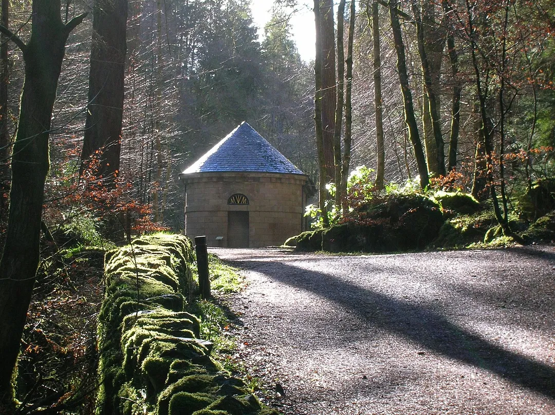 The approach to Ossian's Hall, The Hermitage, Scotland