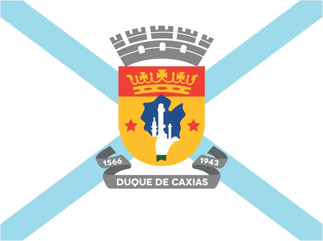 Bandeira utilizada pela prefeitura de Duque de Caxias