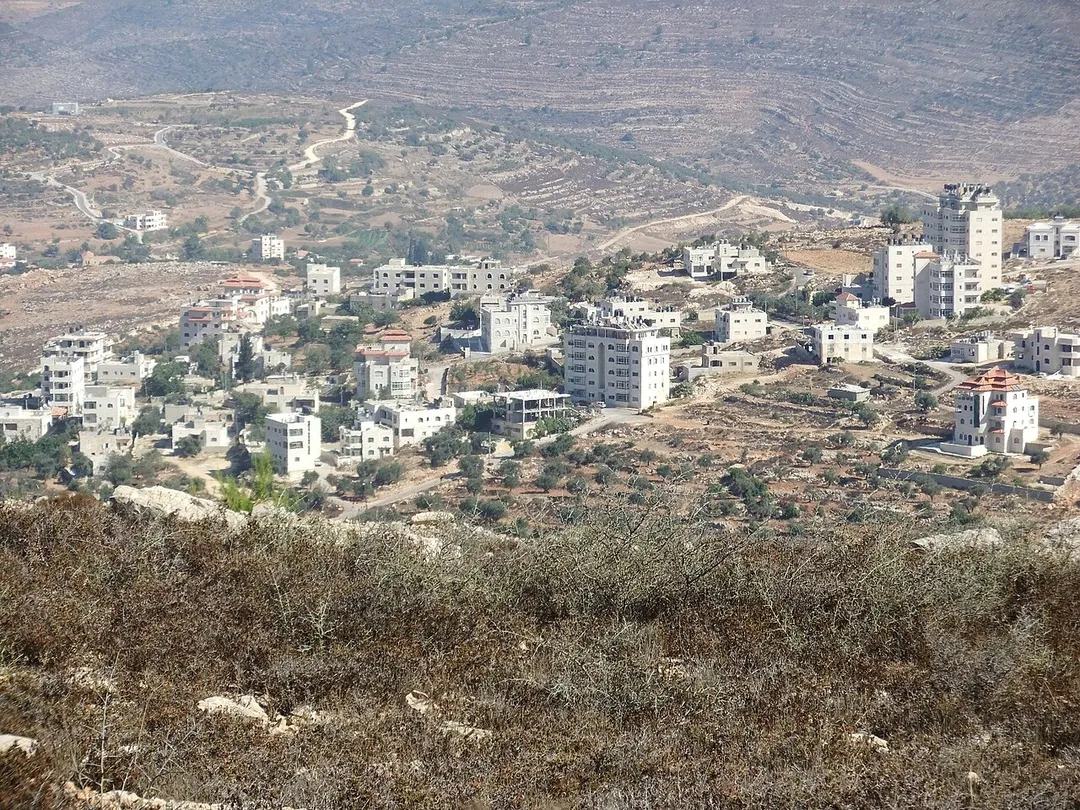 Northern part of Dura al-Qar' from the Artis (view from the south)
