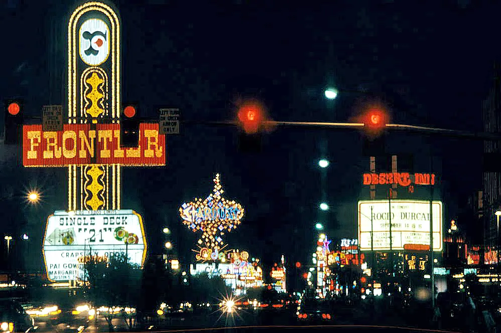 Night  at The Strip. Las Vegas, Nevada, U.S.A.