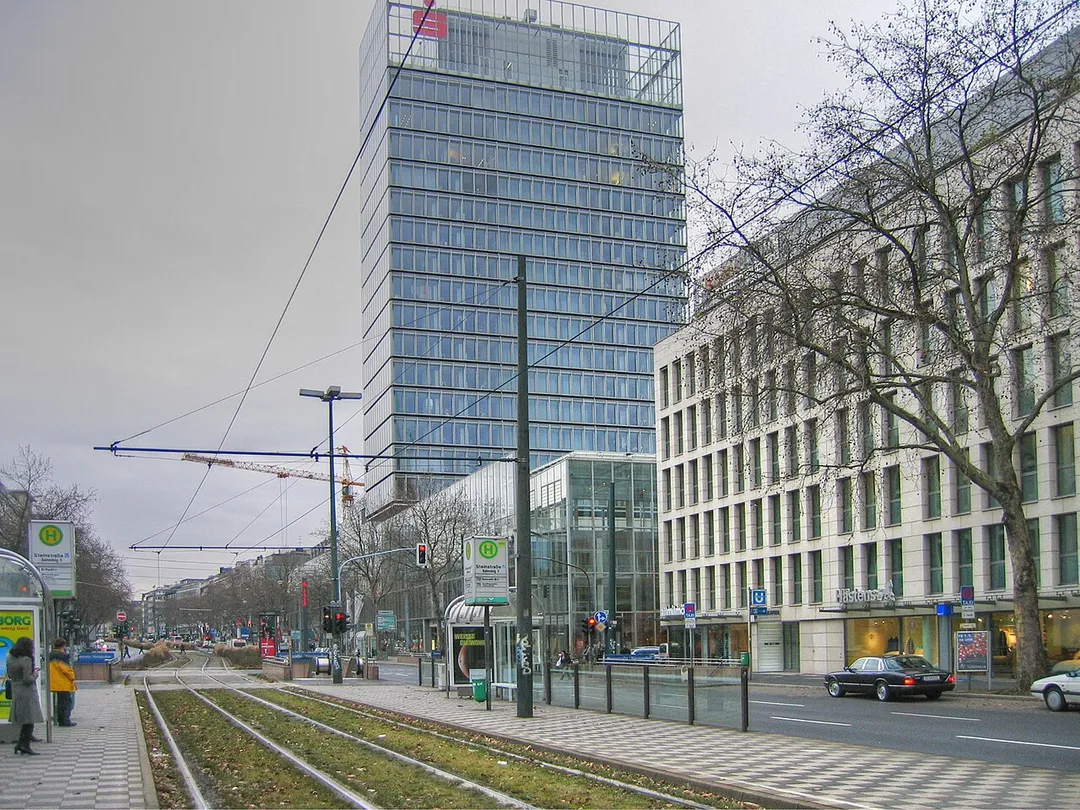 die Berliner Allee in Düsseldorf