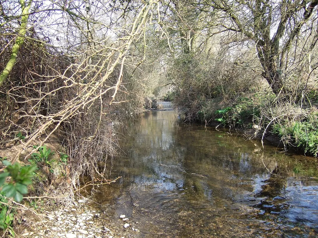 Picture of Kingston Brook at East Leake Nottinghamshire. Picture taken by author John Beniston.