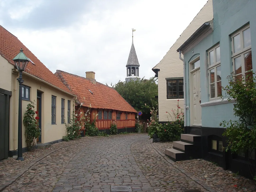 ville d'Ebeltoft au Danemark