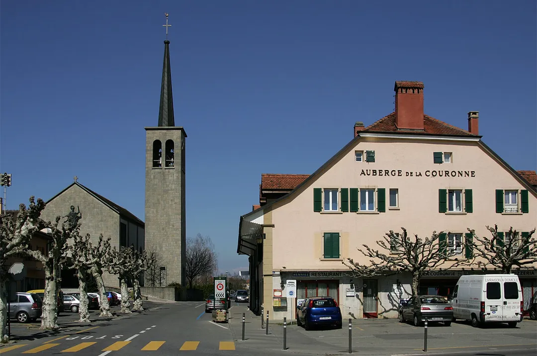 Die katholische Kirche St.Jean von Echallens
