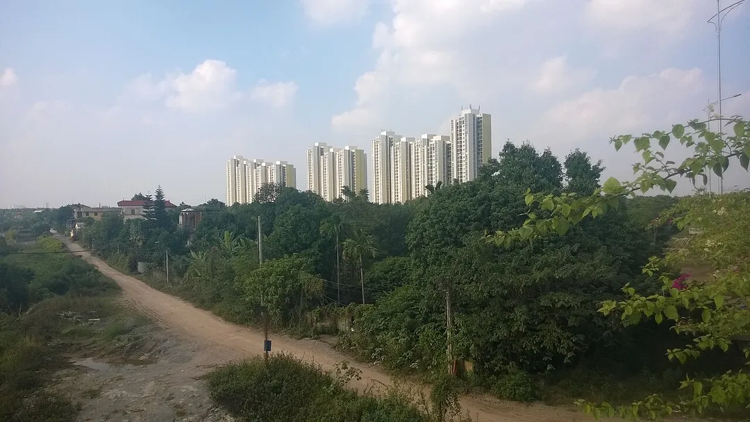 A view of the Ecopark in the district of Van Giang near Hanoi.