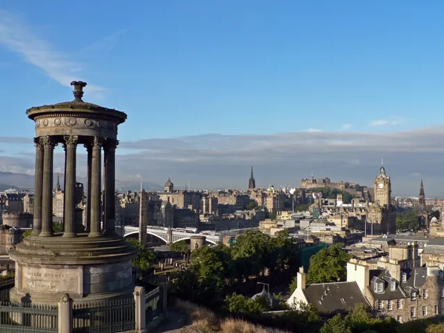 Edinburgh. View from Calton Hill.
