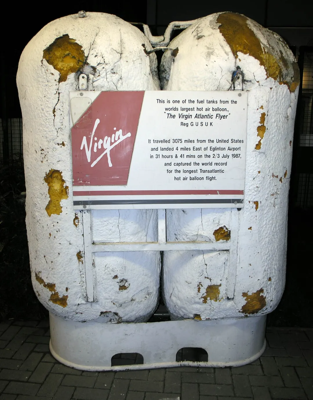 Virgin Atlantic Flyer, Fuel Tanks, at City of Derry Airport.