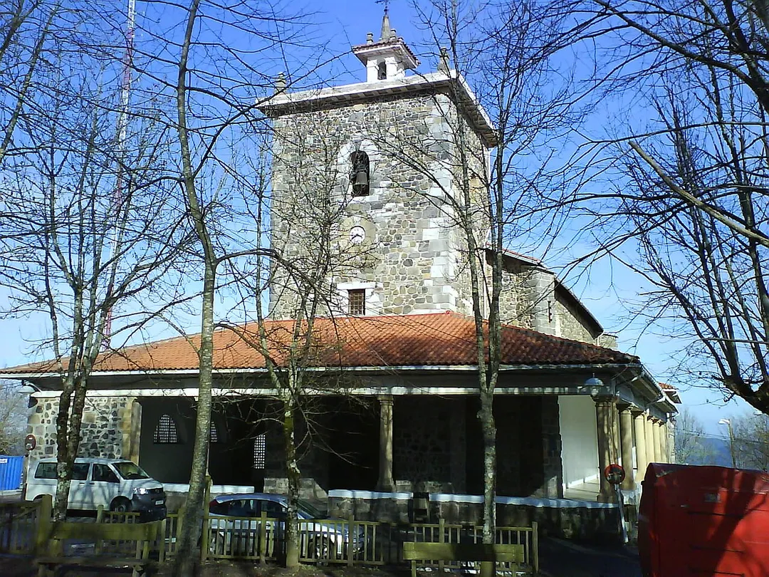 Iglesia de Arrate en  Eibar, Guipúzcoa (País vasco) (España).