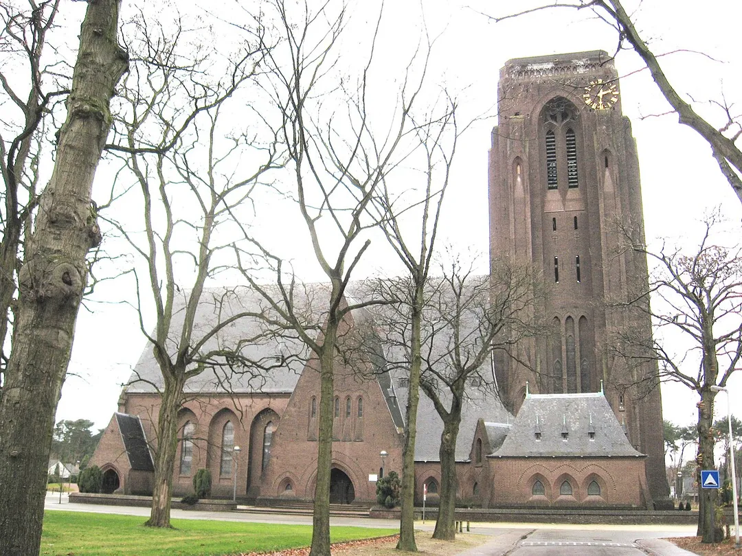 "Mine cathedral" of Saint Barbara in Eisden, Maasmechelen, Limburg, Belgium