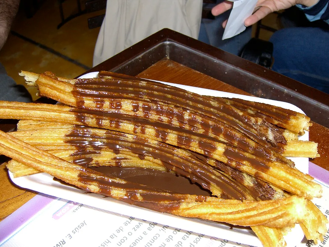 Churros with chocolate in en:El Hatillo Municipality.