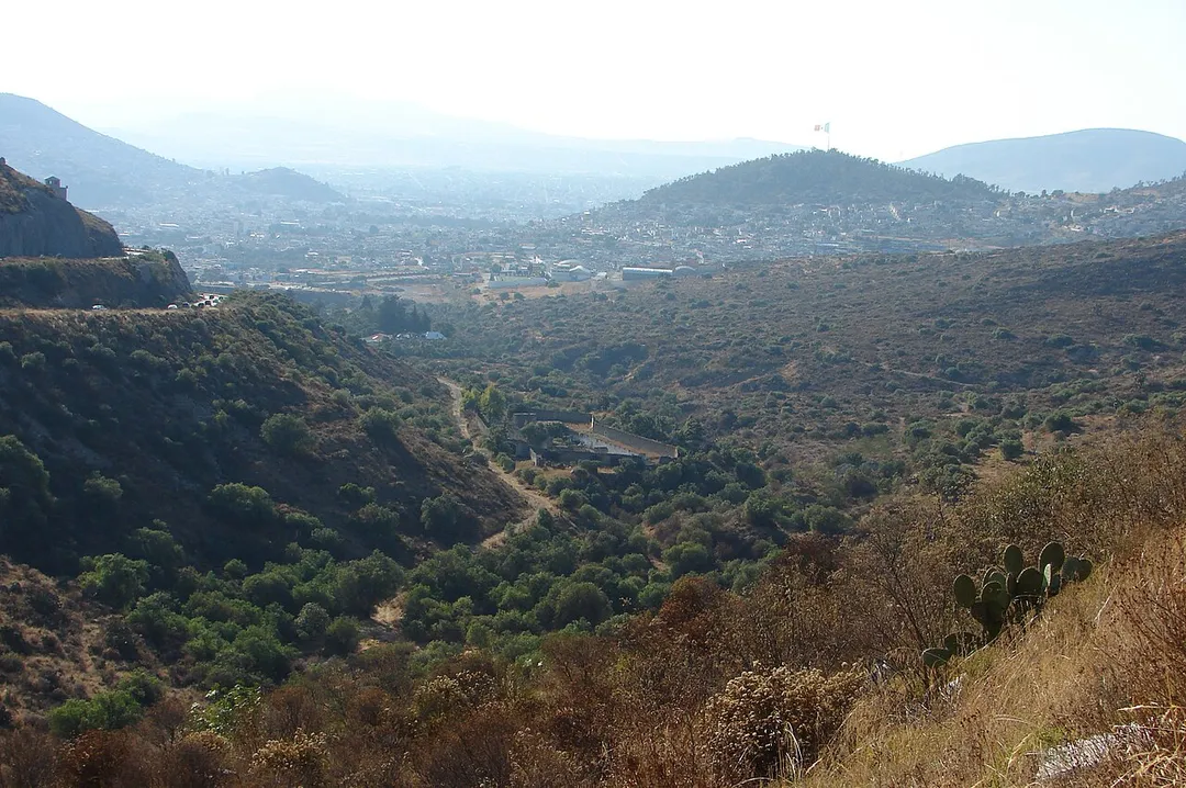 Panoramica de Pachuca desde la carretera que lleva a Real del Monte