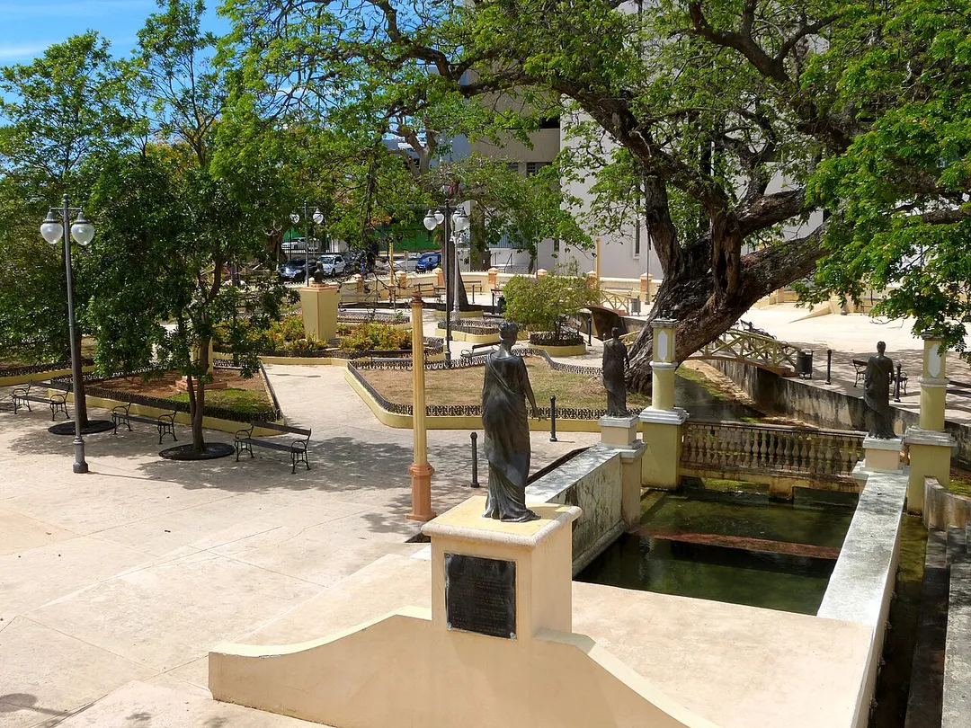 El Parterre is a formal urban park in Aguadilla, Puerto Rico, enclosing a spring called the Ojo de Agua. The park and spring are listed on the U.S. National Register of Historic Places.