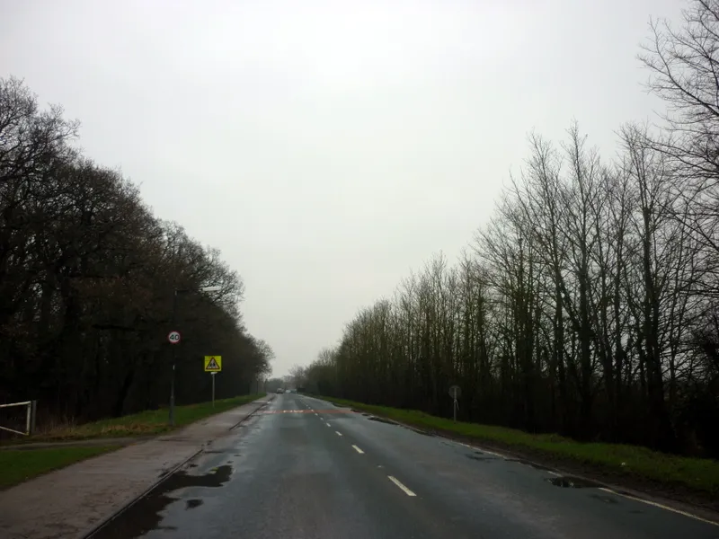 Elvington Lane towards Elvington