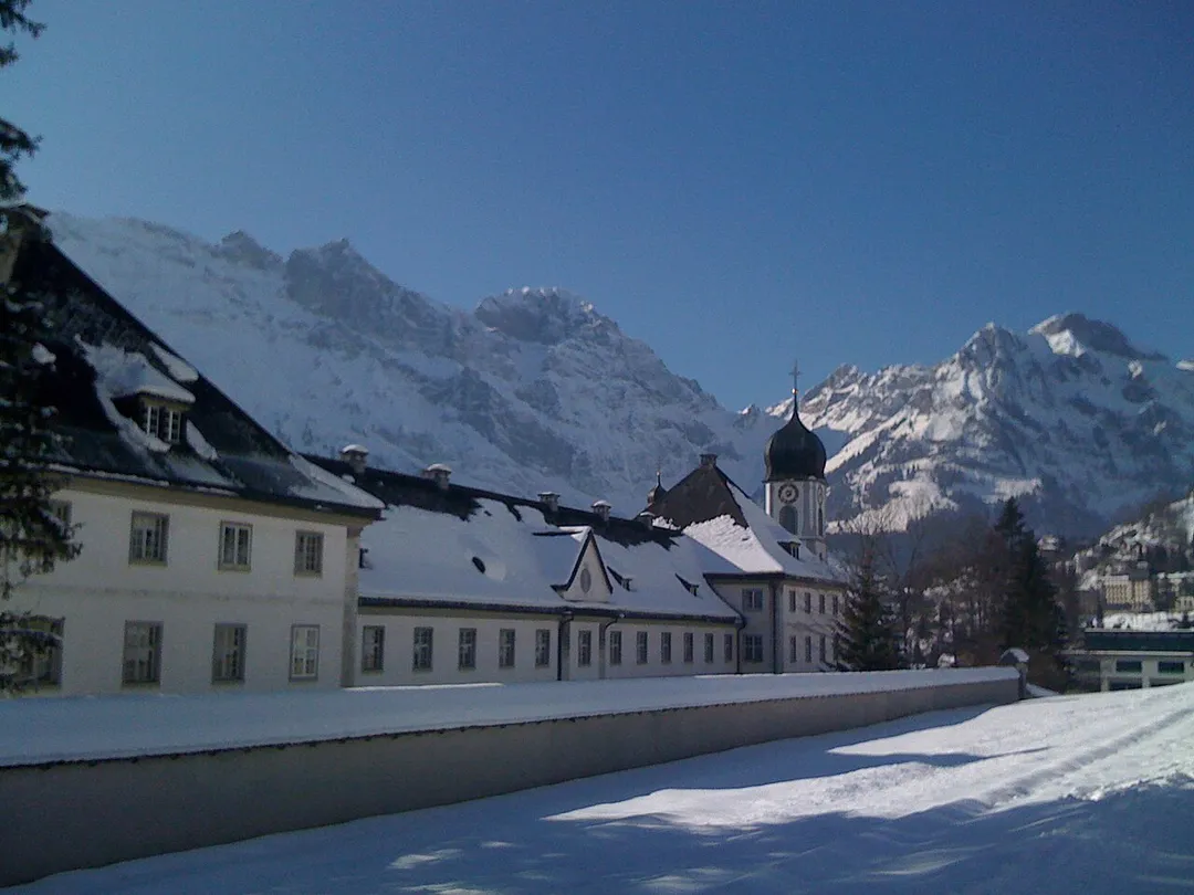 Kloster Engelberg im Winter