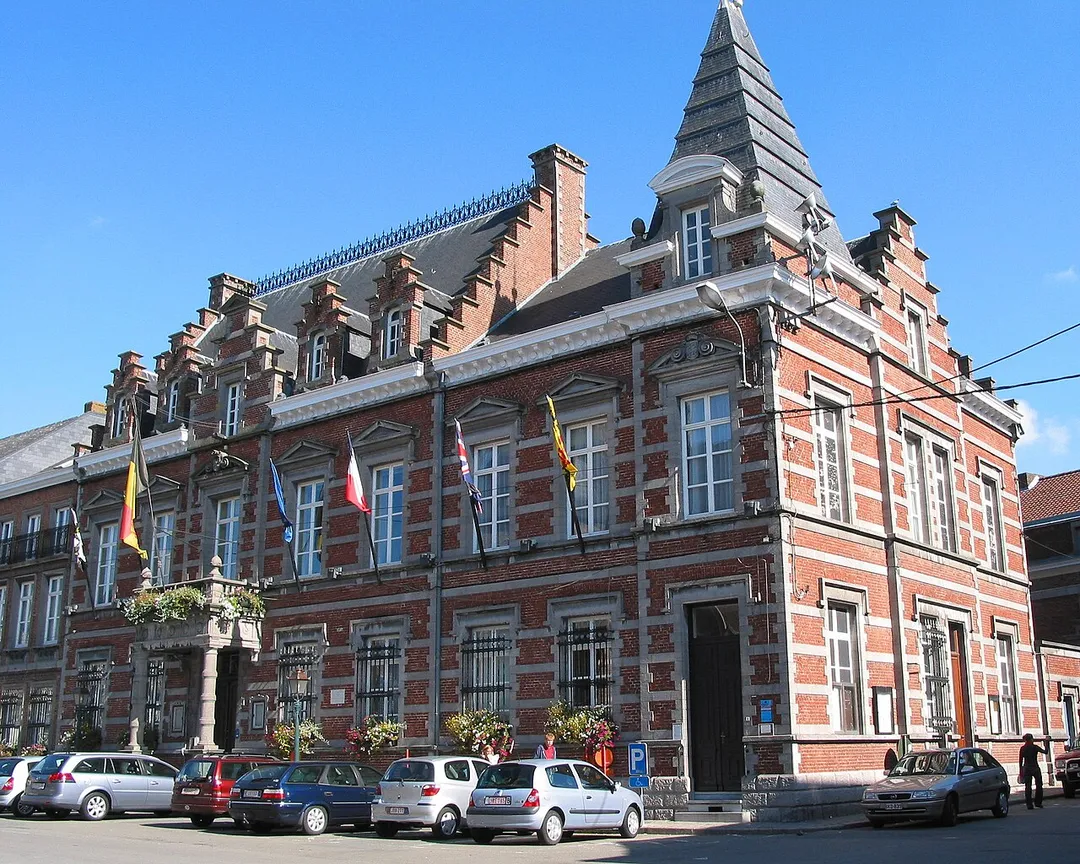 Enghien (Belgium), the town hall.