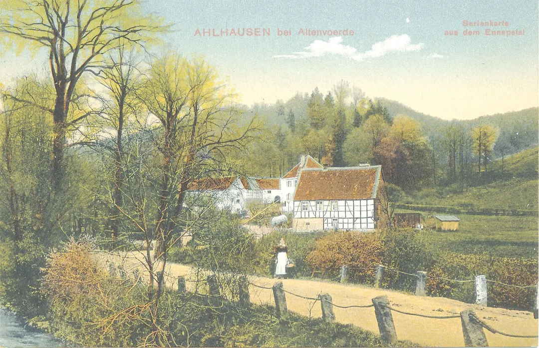 Postkarte Ahlhausen bei Ennepetal 1870