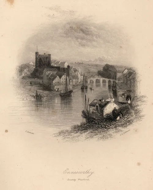 Leitch Ritchie: Ireland picturesque and romantic. With illustrations by Creswick und D. Mc Clise. London, Longman et al. 1837