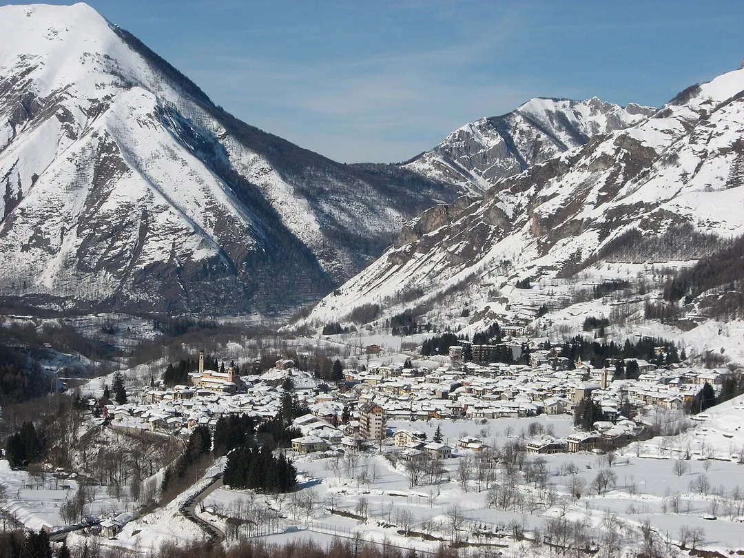View on Entracque (CN), Italy