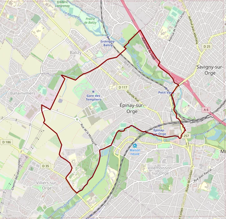 carte réalisée sur umap