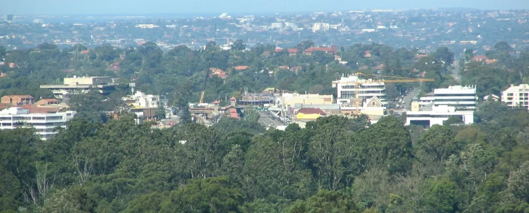 Epping NSW Australia seen from the north