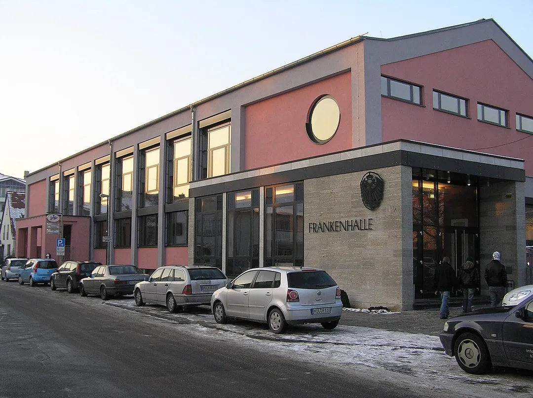 Die Frankenhalle in Erlenbach am Main