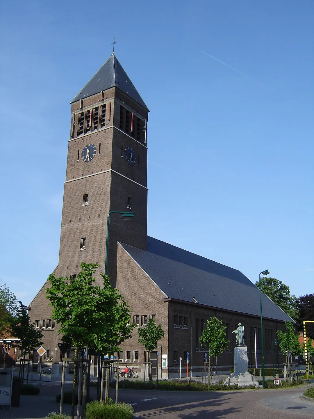 Church of the Assumption of Mary in Ertvelde. Ertvelde, Evergem, East Flanders, Belgium