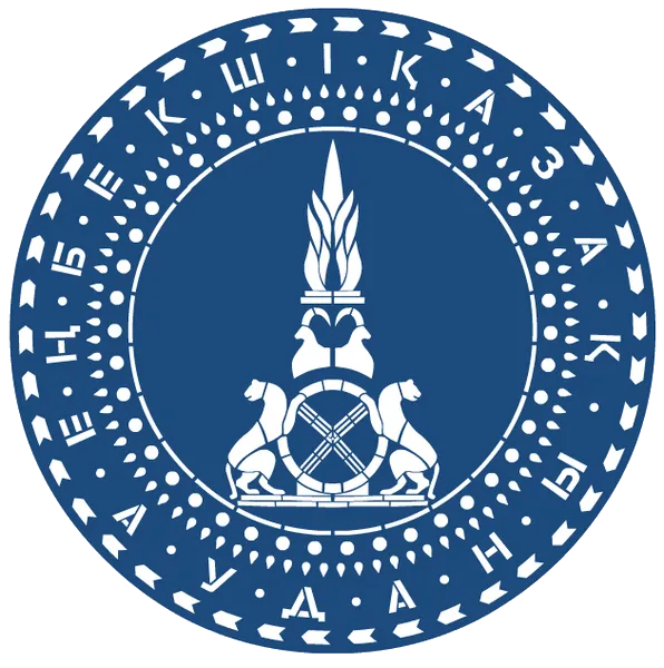 Coat of arms of Enbekschiqazaq 	district. (Almaty Province)