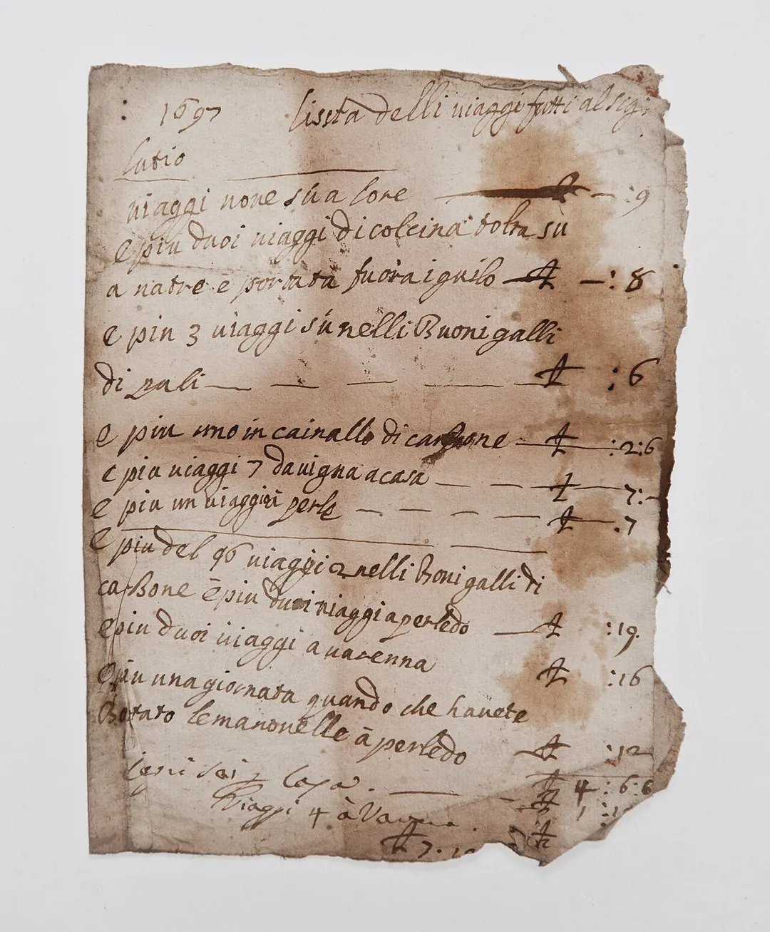 Archivio Pietro Pensa, Esino, Atti privati