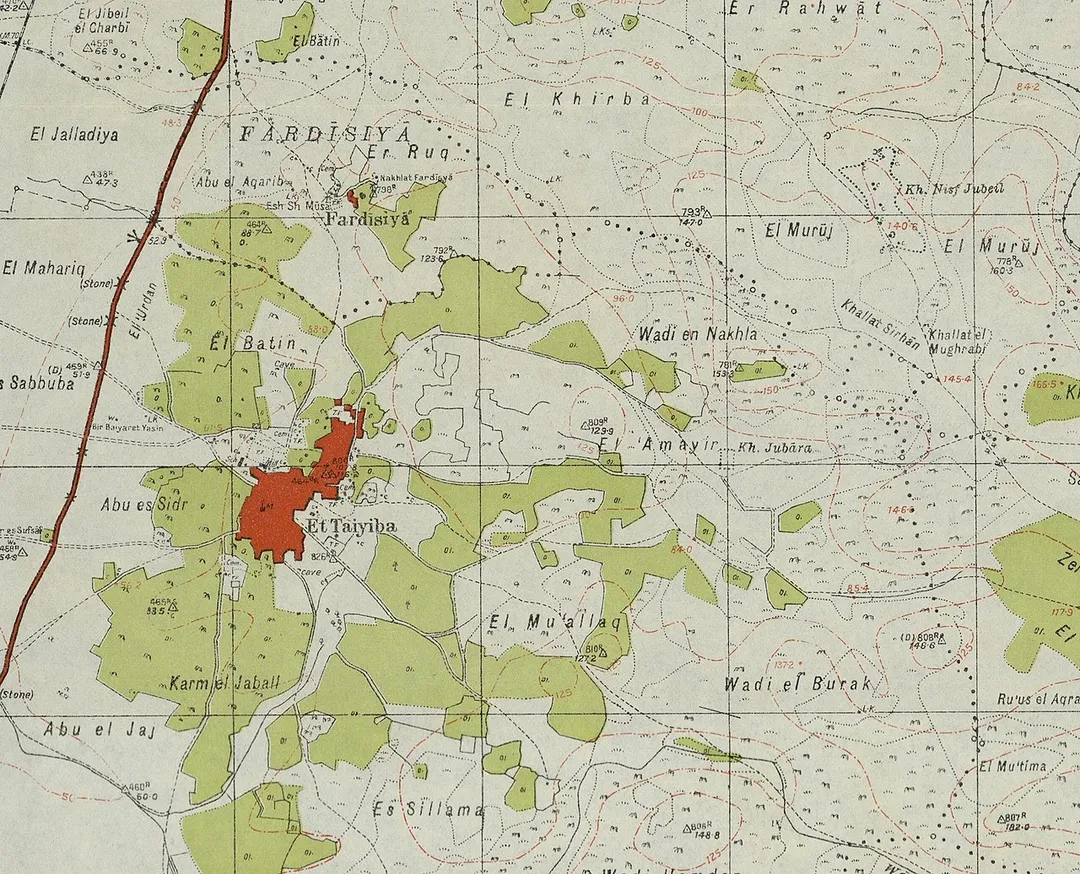 Et Taiyiba 1942 1:20,000
