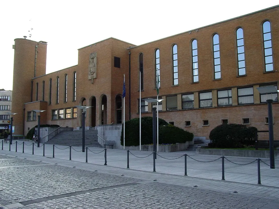Evere town hall. Photograph taken by David Edgar on 27th March 2007.