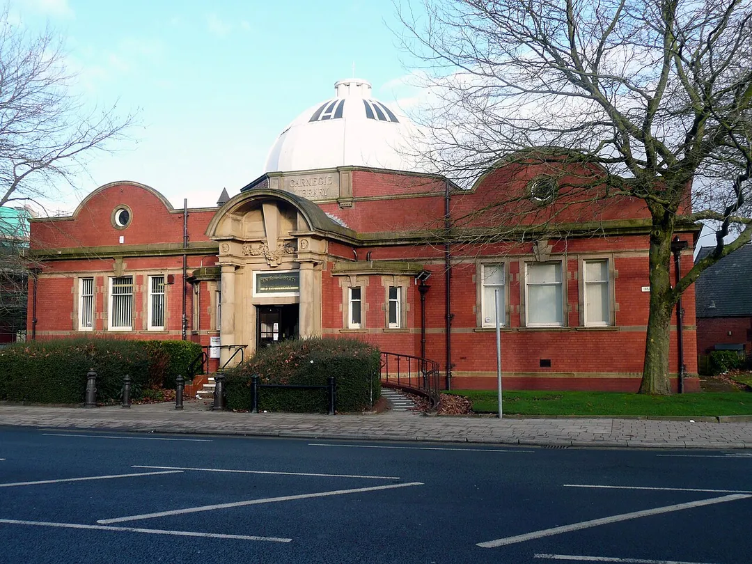 Farnworth Library, Farnworth, Greater Manchester, England.