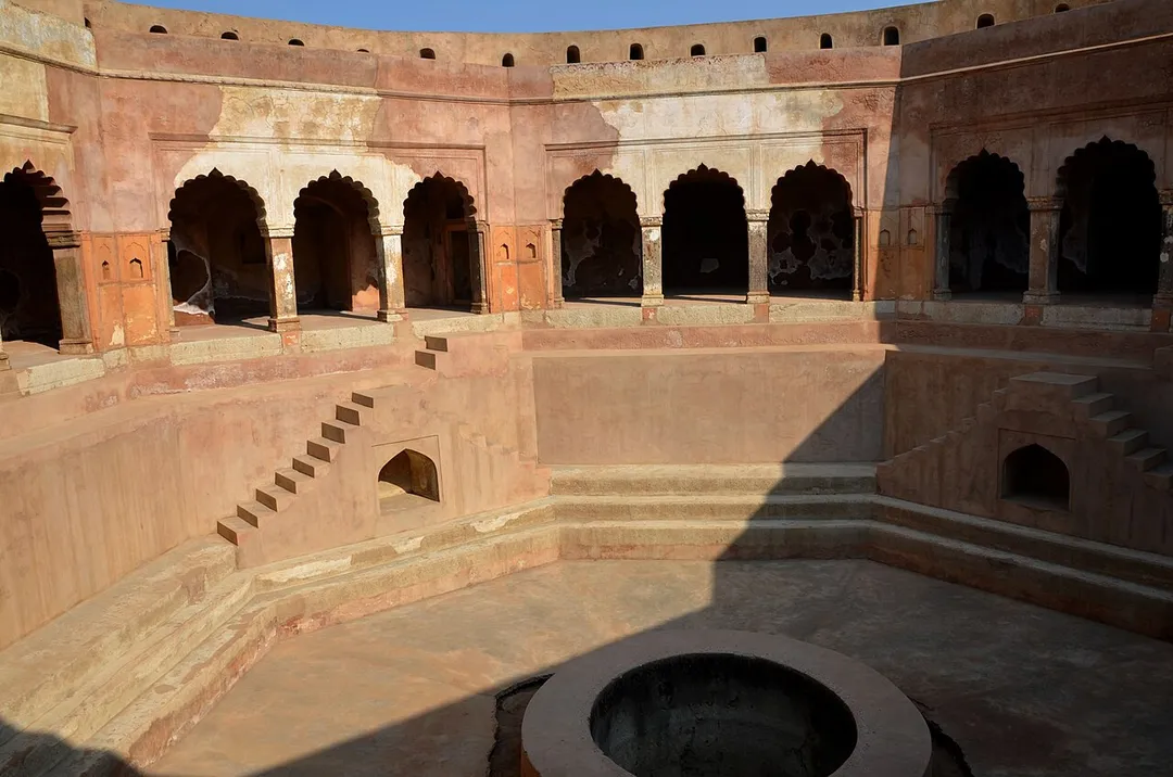 Baoli Ghaus Ali Shah, a stepwell in historic town of Farrukhnagar. Haryana