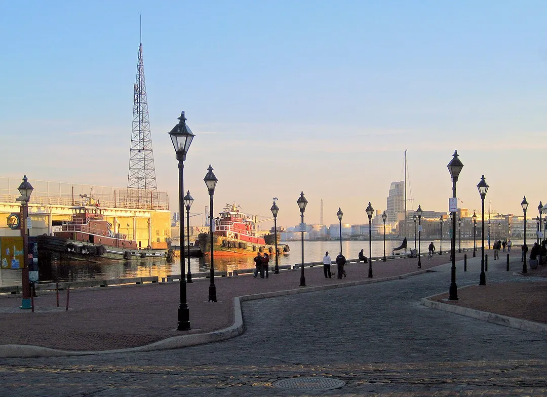 Fell's Point waterfront, retouched