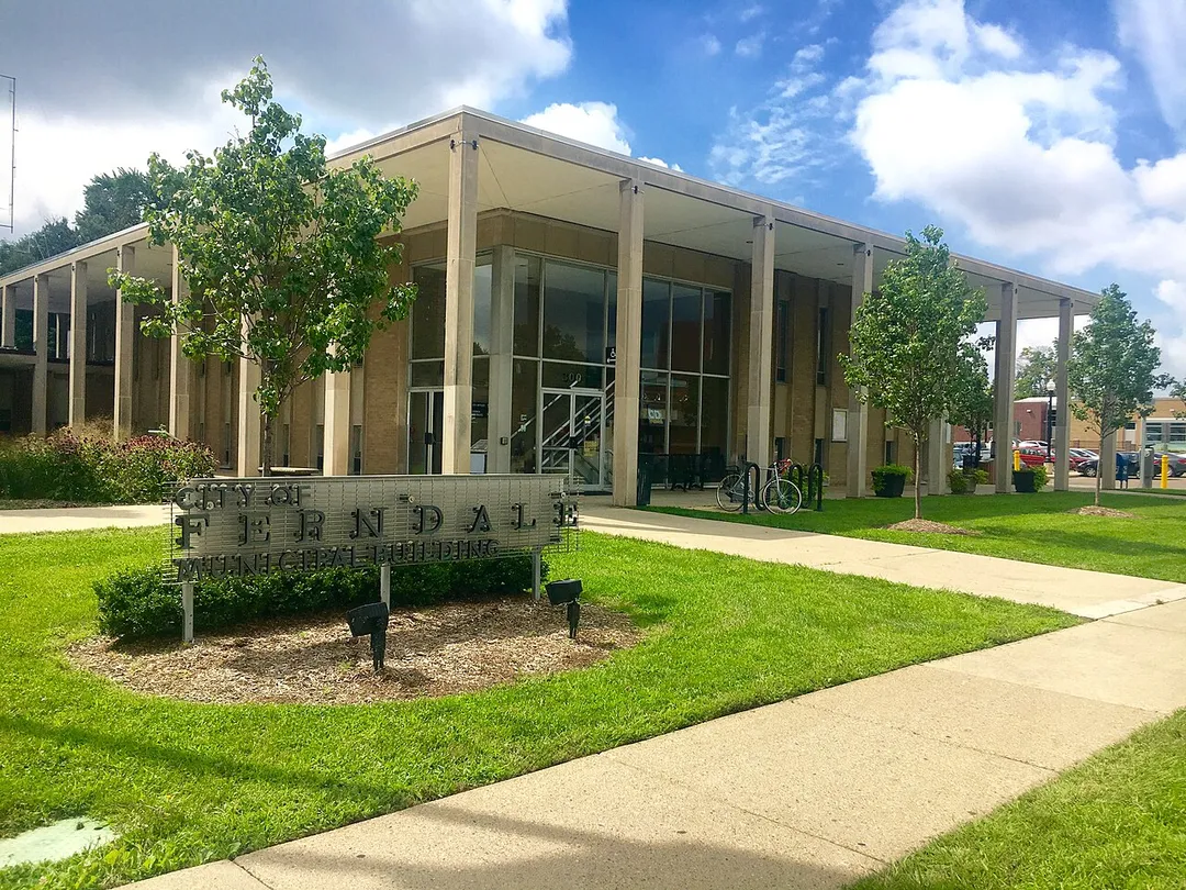 Ferndale City Hall, summer 2016