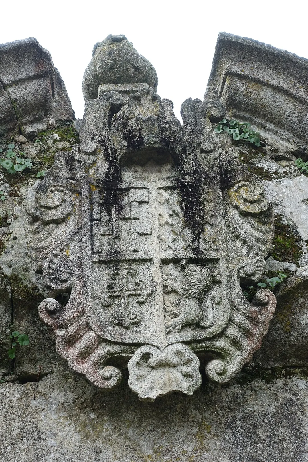 Coat of arms in Ferreiros (Braga) Portugal.