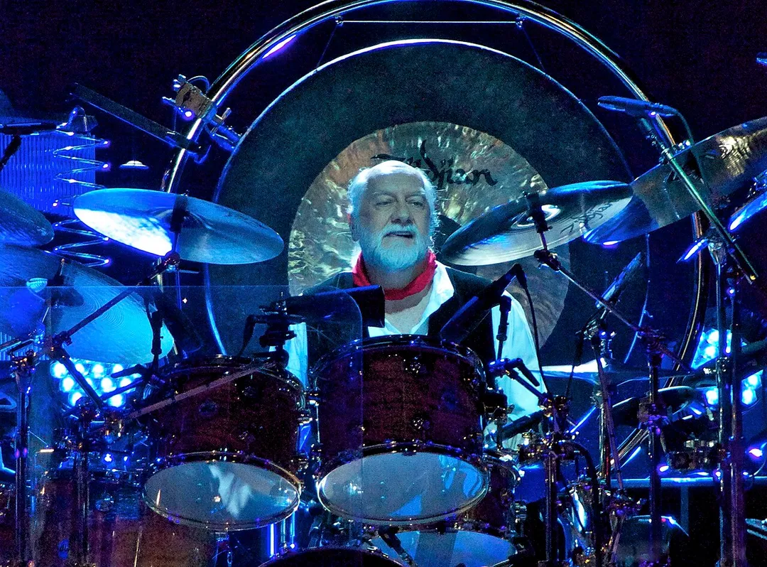 Mick Fleetwood drumming in 2013