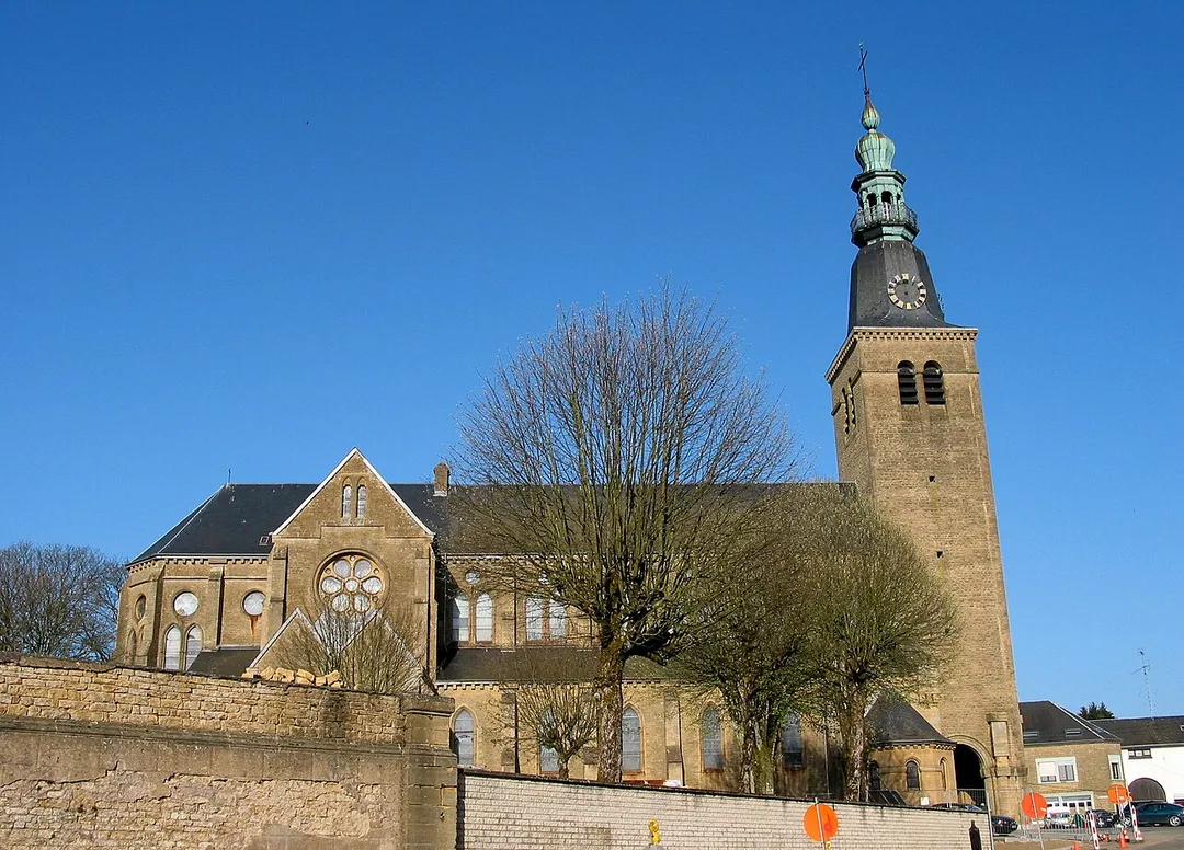 Florenville, Belgium: the church of Our-lady of the Assumption (1873–1951).