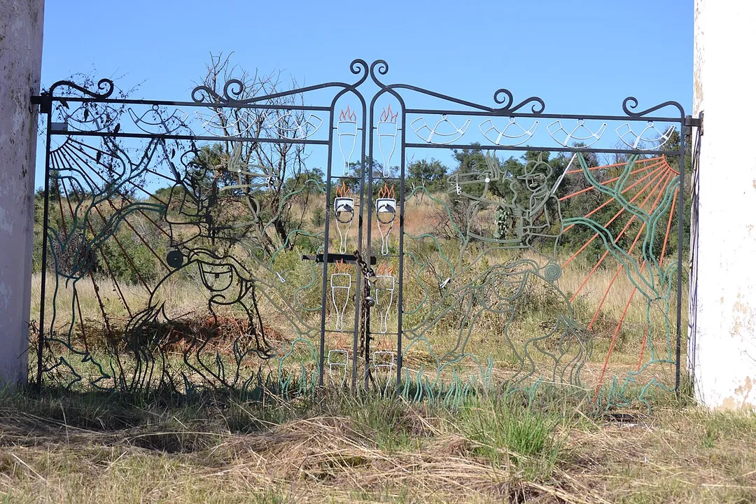 Danie Theron memorial is some 8 km west of the town of Fochville on the N12 to Potchefstroom North West South Africa