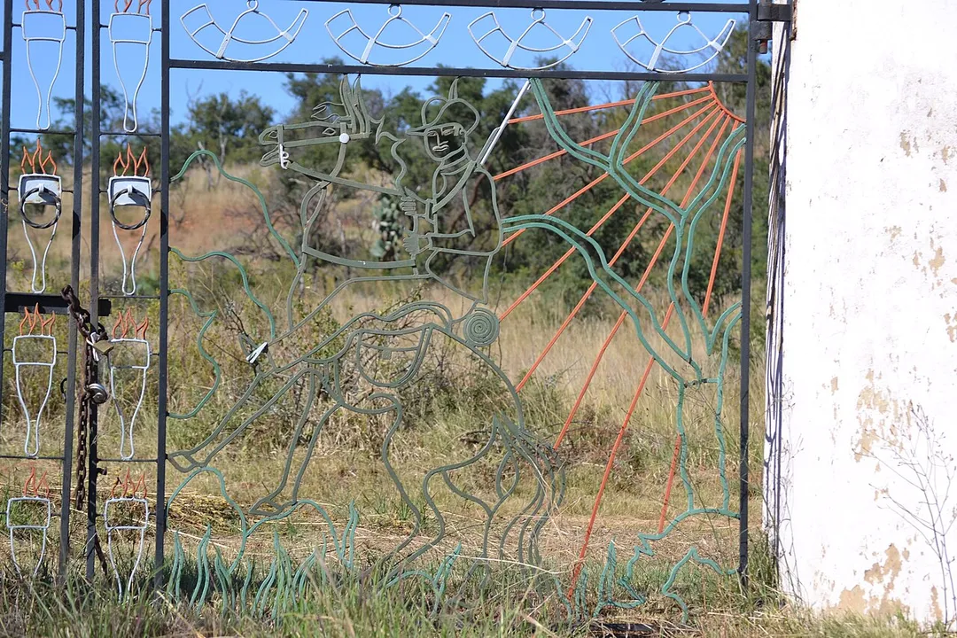 Danie Theron memorial is some 8 km west of the town of Fochville on the N12 to Potchefstroom North West South Africa