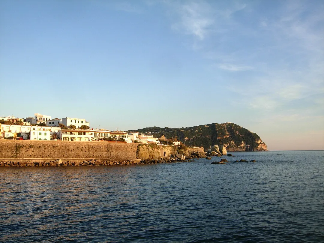 View of Forio, Ischia, Italy in May 2009