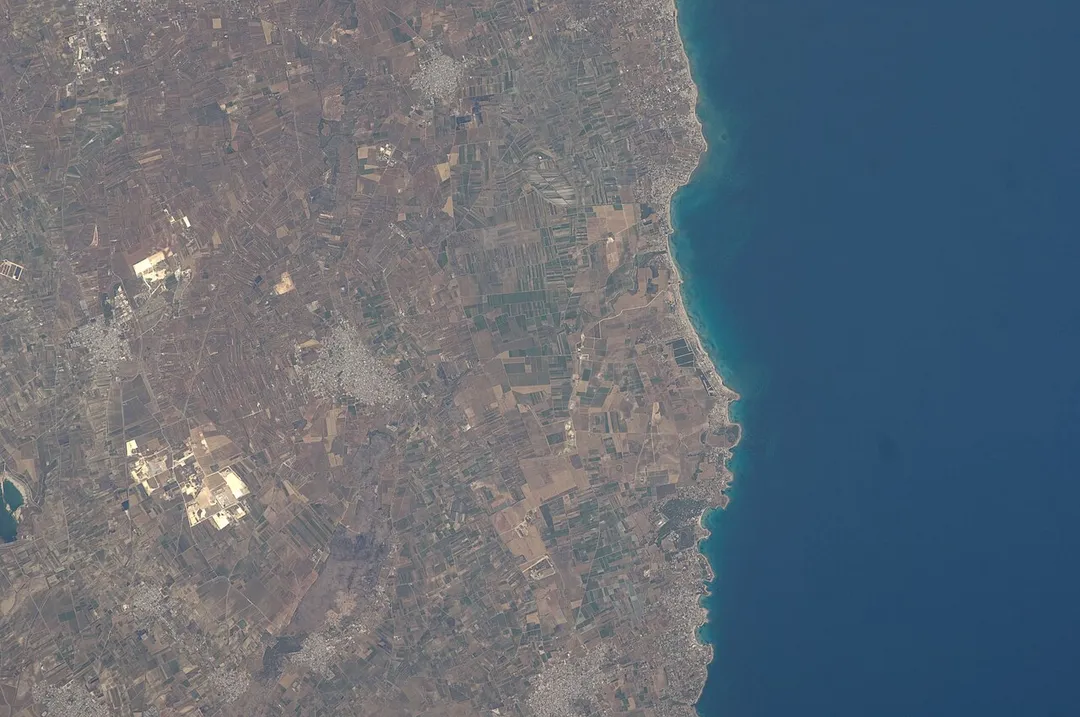 View of Italy taken during ISS Expedition 20.