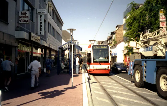 Tram in Frechen, Koln